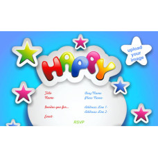 Sky Star Birthday Card